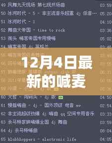 最新喊麦歌曲排行榜指南,获取并了解12月4日喊麦歌曲排行榜动态