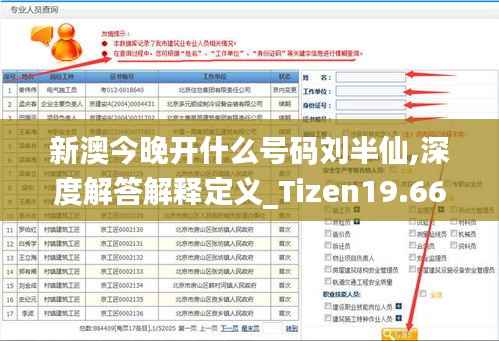 新澳今晚开什么号码刘半仙,深度解答解释定义_Tizen19.662