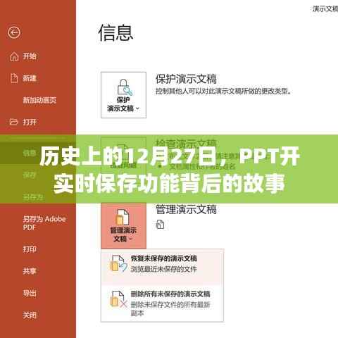 PPT实时保存功能背后的故事,揭秘历史日期背后的故事