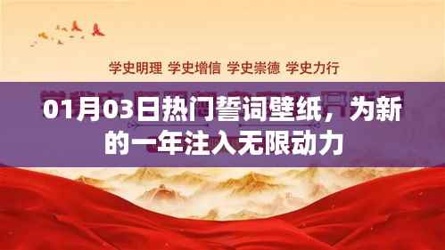 新年动力誓词壁纸,激励每一天