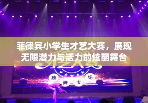 菲律宾小学生才艺大赛,展现无限潜力与活力的炫丽舞台