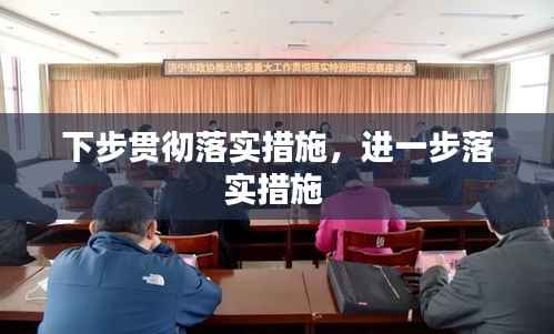 下步贯彻落实措施,进一步落实措施