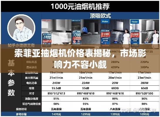 索菲亚抽烟机价格表揭秘,市场影响力不容小觑